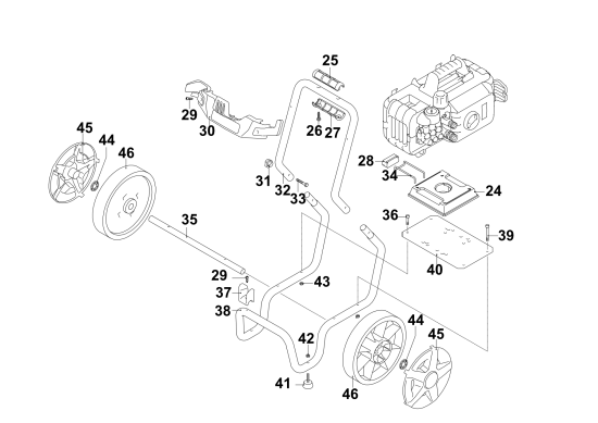 DEWALT Ersatzteile HOCHDRUCKREINIGER DXPW003CEKART Typ: 1 QS