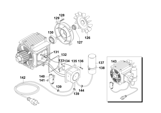 DEWALT Ersatzteile HOCHDRUCKREINIGER DXPW003CEKART Typ: 1 QS