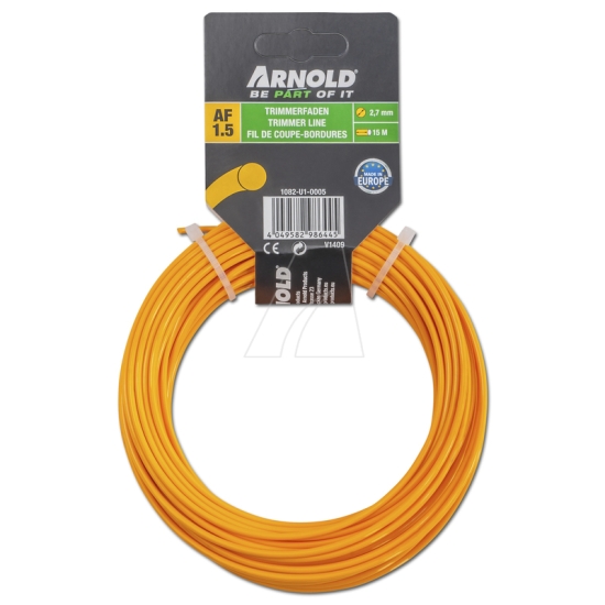 Arnold Ersatzteil Trimmerfaden 2,7 mm x 15 m, rund einfach online kaufen.