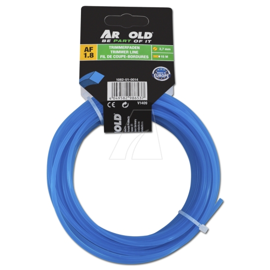 Arnold Ersatzteil Trimmerfaden 2,7 mm x 15 m, 4-kant einfach online kaufen.