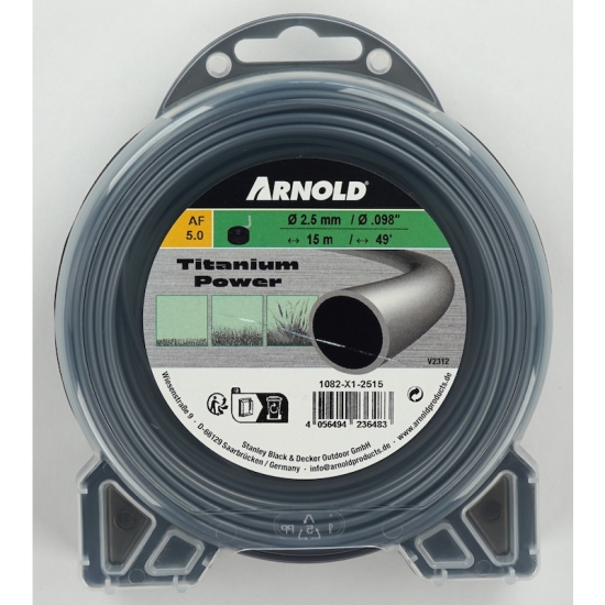Arnold Ersatzteil ARNOLD Trimmerfaden Titanium Power Round 2,5 mm x 15 m einfach online kaufen.