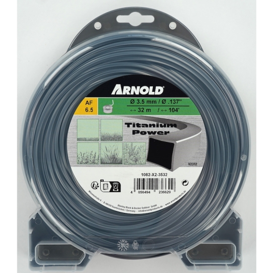 Arnold Ersatzteil ARNOLD Trimmerfaden Titanium Power Square 3,5 mm x 32 m einfach online kaufen.