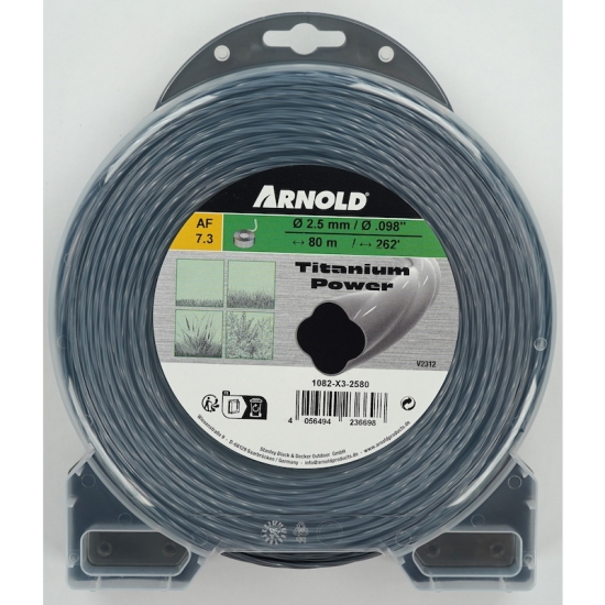 Arnold Ersatzteil ARNOLD Trimmerfaden Titanium Power Helicoidal 2,5 mm x 80 m einfach online kaufen.