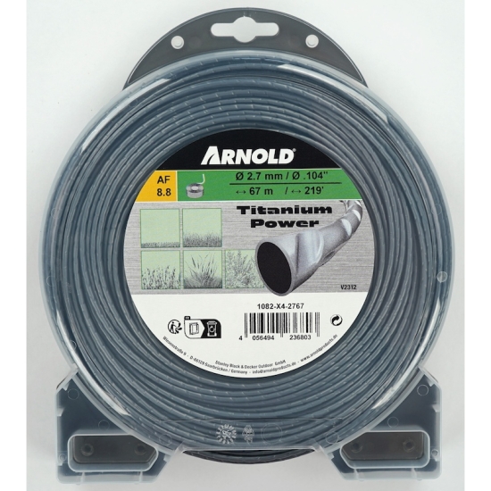Arnold Ersatzteil ARNOLD Trimmerfaden Titanium Power Wellenförmig 2,7 mm x 67 m einfach online kaufen.