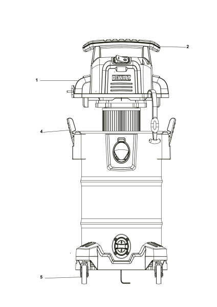 DEWALT Ersatzteile STAUBSAUGER DXV30SAPTAPRO Typ: 1 QS