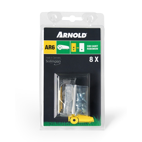 Arnold Ersatzteil Mähklingen-Set für Robomow RK und Cub Cadet XR Mähroboter, 8 Stück einfach online kaufen.