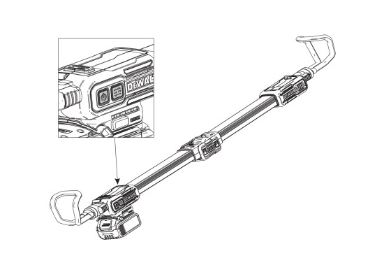 DEWALT Ersatzteile BIRNE DCL045B Typ: 1 QU