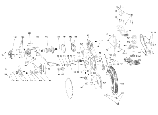 DEWALT Ersatzteile GEHRUNGSSÄGE DWS780 Typ: 23 QU