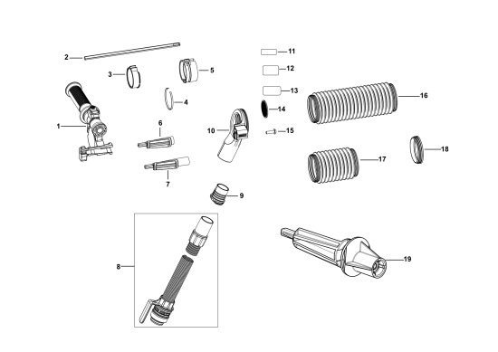 DEWALT Ersatzteile STAUBABSAUGERSATZ DWH201D Typ: 1 XJ