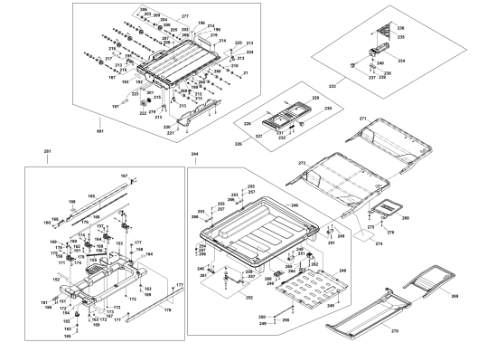 DEWALT Ersatzteile FLIESENSÄGE D36000 Typ: 1 QS