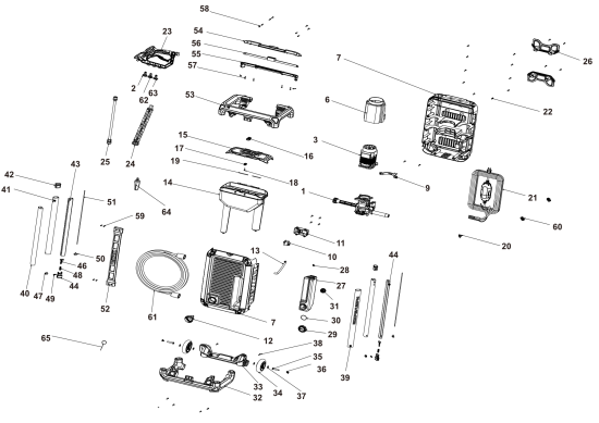 DEWALT Ersatzteile HOCHDRUCKREINIGER DWPW2100MD Typ: 1 QU
