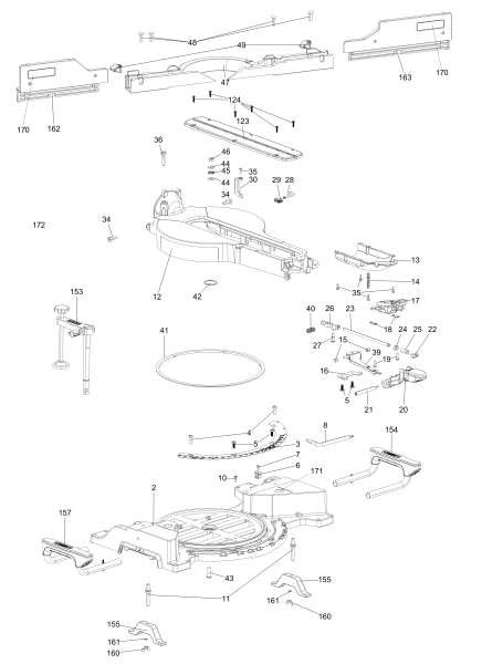DEWALT Ersatzteile DWS779 Typ: 22 QU