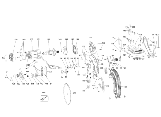 DEWALT Ersatzteile DWS779 Typ: 22 QU
