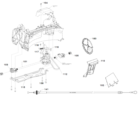 DEWALT Ersatzteile AKKU-RASEMMÄHER DCMWSP255U2 Typ: 0 QU