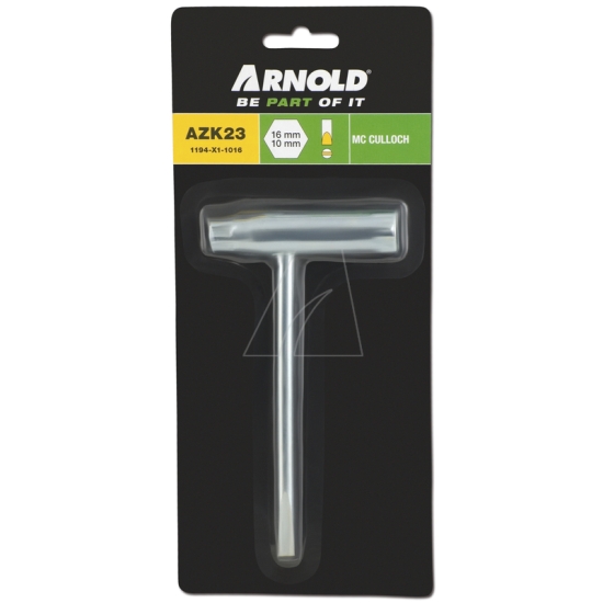 Arnold Ersatzteil Zündkerzenschlüssel 10 mm x 16 mm x 88 mm einfach online kaufen.