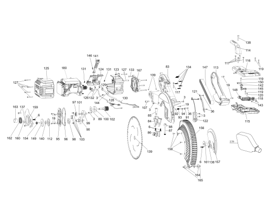 DEWALT Ersatzteile DHS790 Typ: 21 QU