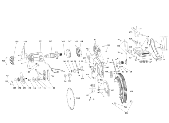 DEWALT Ersatzteile DWS779 Typ: 21 QU