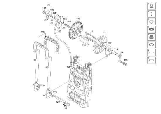 DEWALT Ersatzteile HOCHDRUCKREINIGER DXPW001ME Typ: 1 QS