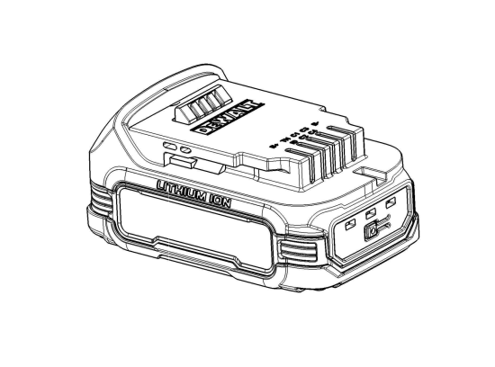 DEWALT Ersatzteile BATTERIE DCBP034G Typ: 1 XJ