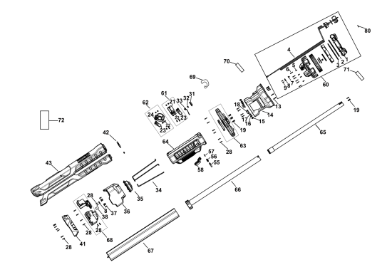 DEWALT Ersatzteile DCL079B Typ: 2 QU