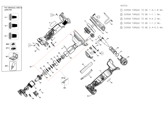 DEWALT Ersatzteile PEX EXPANDER DCE410B Typ: 1 QU