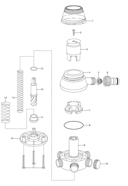 Ersatzteile GARDENA Automatischer Wasserverteiler 1198