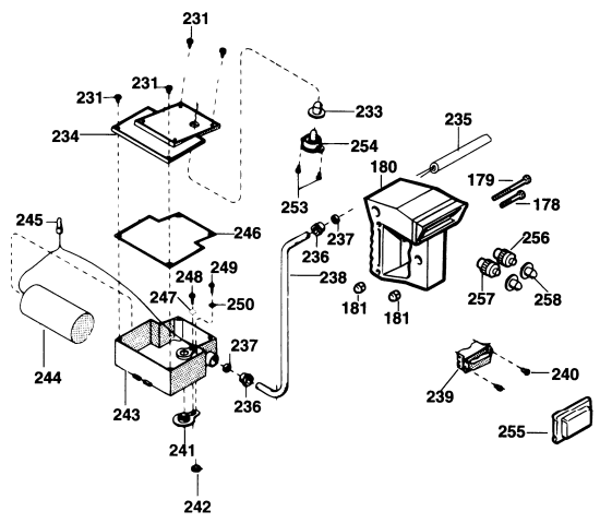 DEWALT Ersatzteile RADIALARMSÄGE DW725 Typ: 1 QV