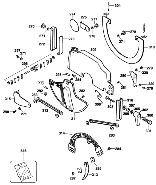 DEWALT Ersatzteile RADIALARMSÄGE DW725 Typ: 1 QV