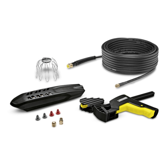 KÄRCHER Zubehör PC 20 Dachrinnen- und Rohrreinigungsset (20 m)