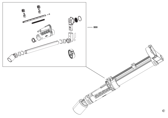 DEWALT Ersatzteile STAUBABSAUGERSATZ D25301D Typ: 1 QUCA