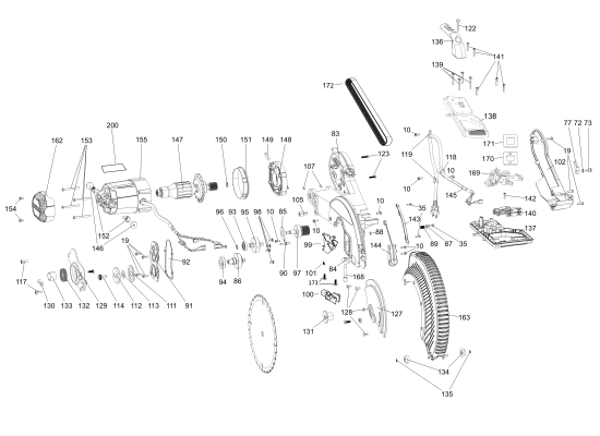 DEWALT Ersatzteile GEHRUNGSSÄGE DWS780 Typ: 23 QUMX