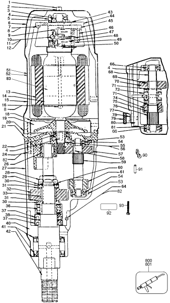 DEWALT Ersatzteile KERNBOHRER DW194 Typ: 1 QU