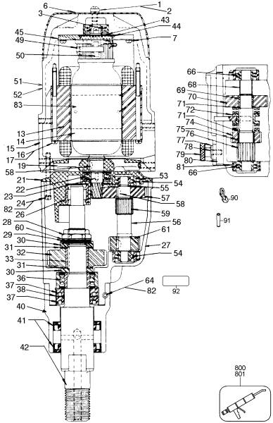 DEWALT Ersatzteile DW195 Typ: 1 QU