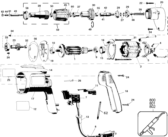 DEWALT Ersatzteile D250-04 Typ: 1 QU