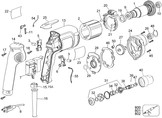 DEWALT Ersatzteile DW275QD Typ: 1 QU