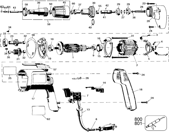 DEWALT Ersatzteile DW270 Typ: 1 QU