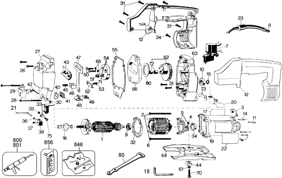 DEWALT Ersatzteile D313-04 Typ: 1 QU