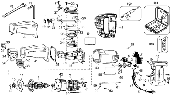 DEWALT Ersatzteile DW306KG Typ: 2 QU