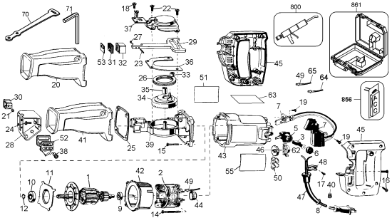 DEWALT Ersatzteile DW306K220 Typ: 2 QU