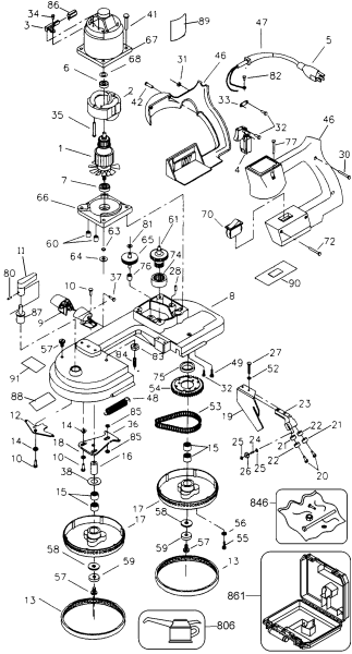 DEWALT Ersatzteile DW329 Typ: 2 QU