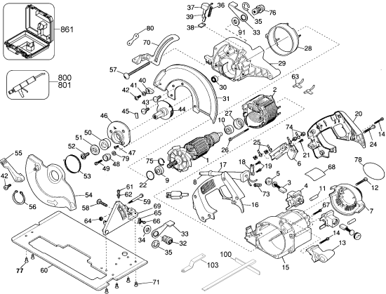 DEWALT Ersatzteile D358-04 Typ: 1 QU