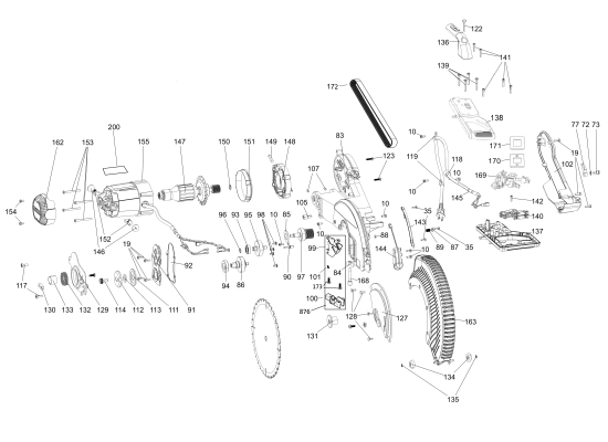 DEWALT Ersatzteile GEHRUNGSSÄGE DWS780 Typ: 23 QUCA