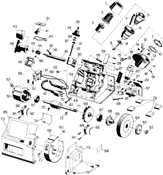 DEWALT Ersatzteile BOHRAUSATZ SCHÄRFER DW751 Typ: 1 QU