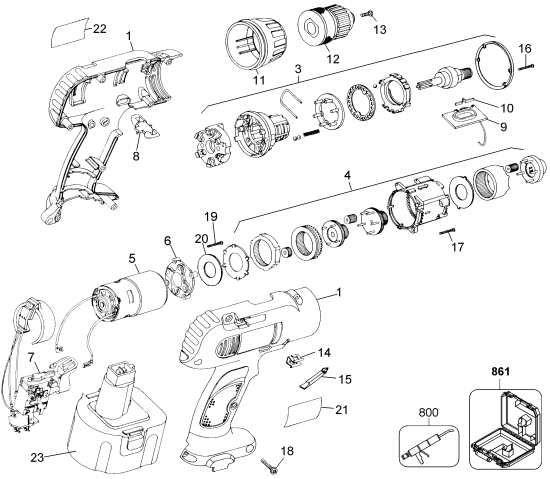 DEWALT Ersatzteile DW952K-AU Typ: 1 QU