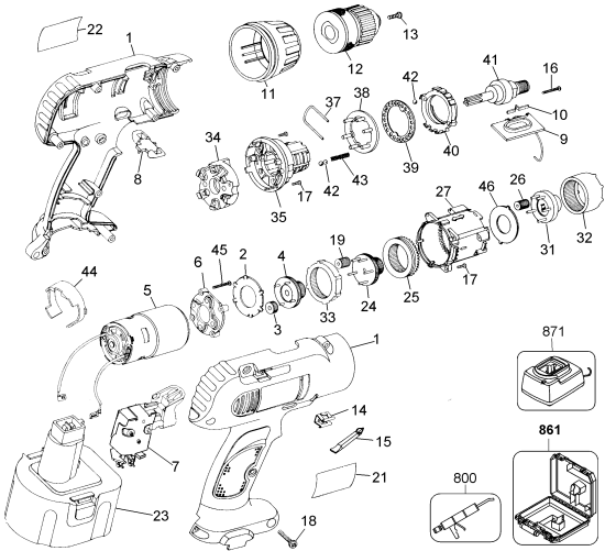 DEWALT Ersatzteile DW953K-AU Typ: 2 QU
