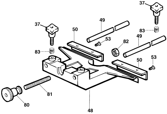 DEWALT Ersatzteile PARALLELANSCHLAG DW6901 Typ: 1 QU