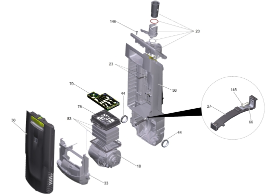 KÄRCHER Professional Ersatzteile Sauger CV 30/1 EU 1.023-121.0 CV 30/1 *EU