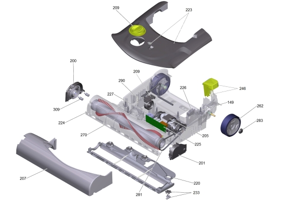 KÄRCHER Professional Ersatzteile Sauger CV 38/2 Adv EU 1.033-336.0 CV 38/2 Adv *EU