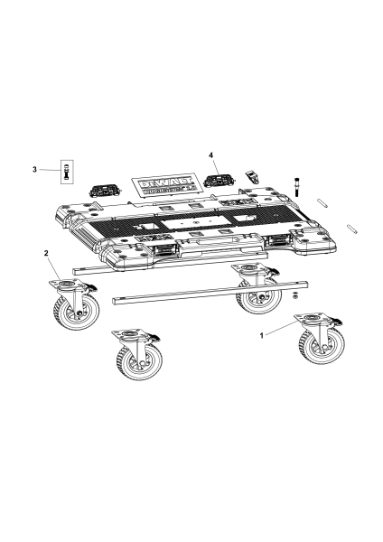 DEWALT Ersatzteile TOUGH SYSTEM DWST08530-1 Typ: 1 XJ