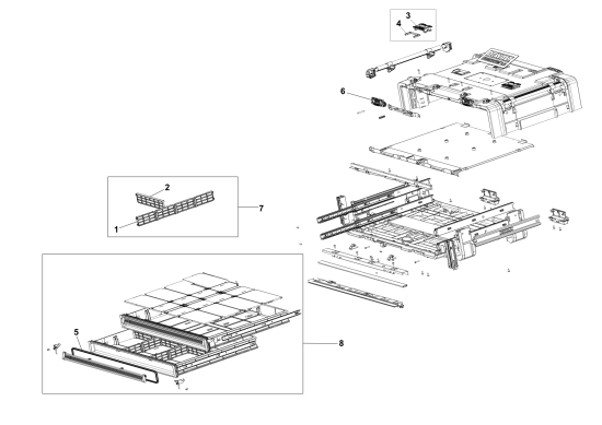 DEWALT Ersatzteile TOUGH SYSTEM DWST08520 Typ: 1 QU